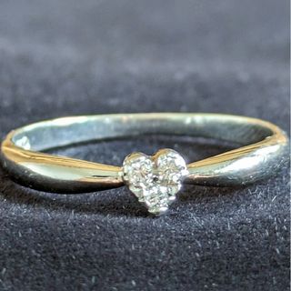 スタージュエリー(STAR JEWELRY)の490 スタージュエリーダイヤリングPt900プラチナ2.0g0.03ct(リング(指輪))