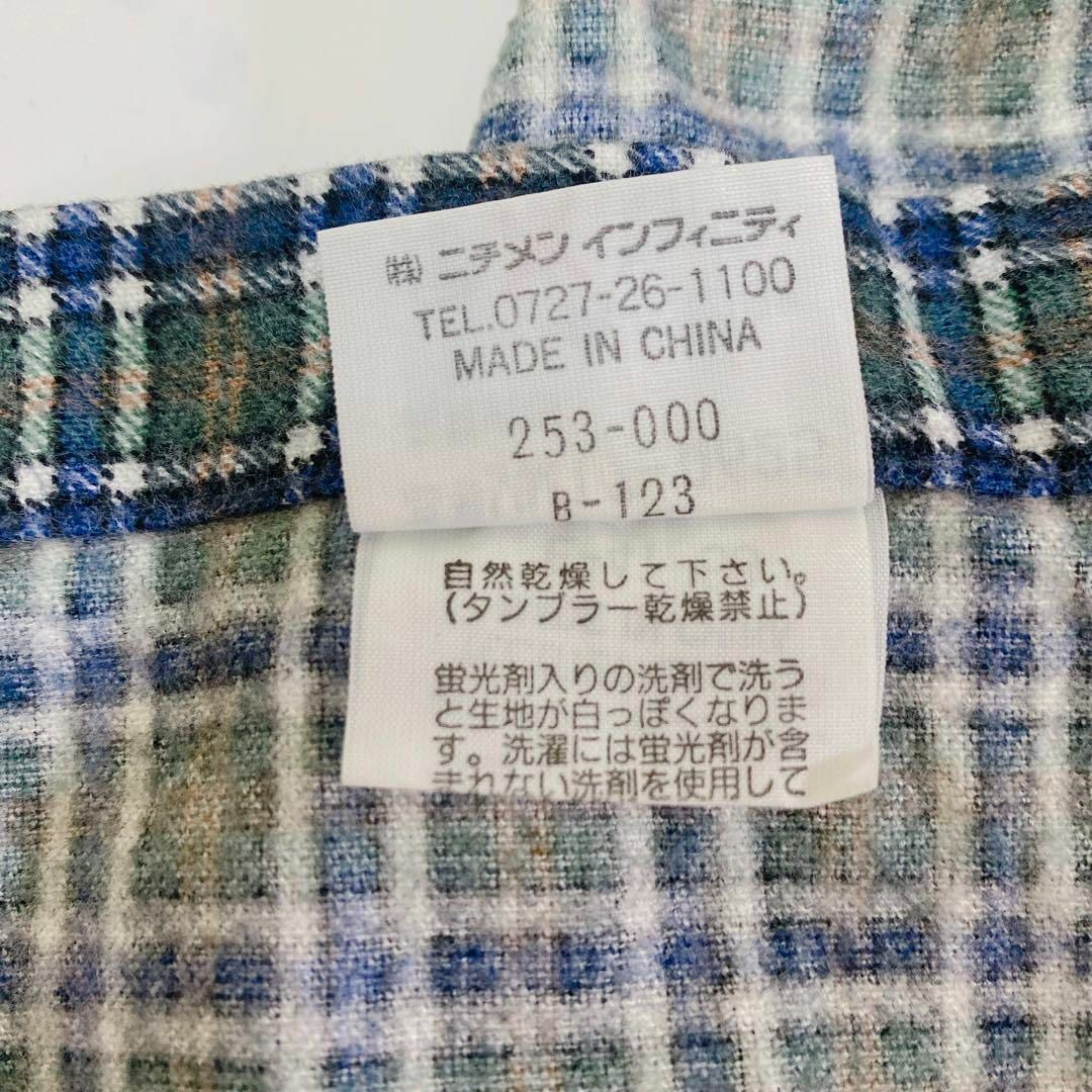 McGREGOR(マックレガー)の2939　マックレガー　メンズ　ネルシャツ　厚手　L　グリーン　ブルー メンズのトップス(シャツ)の商品写真