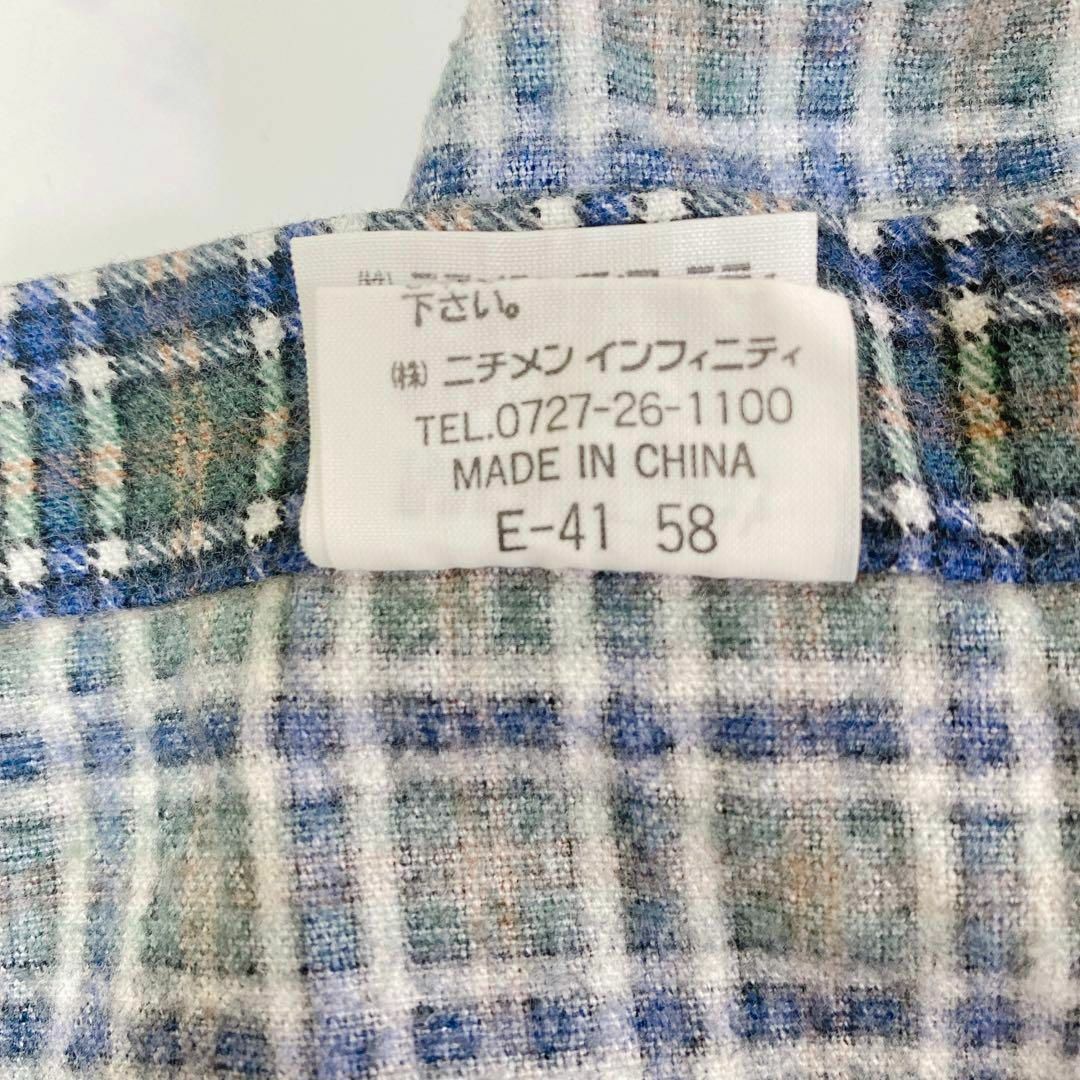 McGREGOR(マックレガー)の2939　マックレガー　メンズ　ネルシャツ　厚手　L　グリーン　ブルー メンズのトップス(シャツ)の商品写真