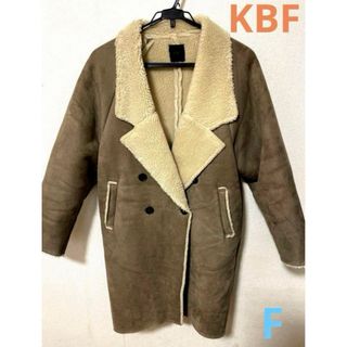 ケービーエフ(KBF)のKBF♡中ボアコート  フリーサイズ♪♪(ムートンコート)