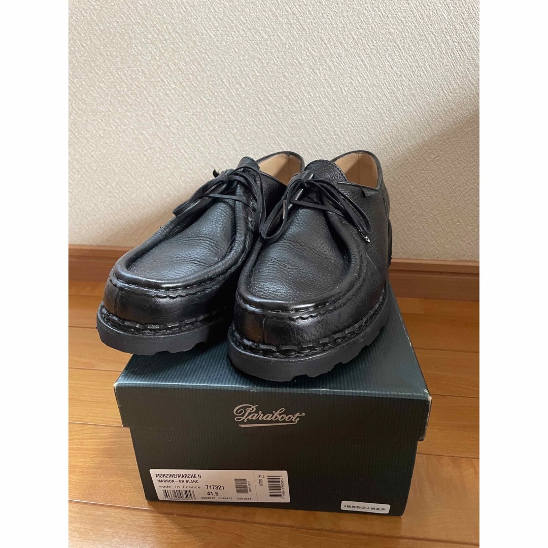 Paraboot(パラブーツ)のパラブーツ　ミカエル　ブラック　黒　41.5 メンズの靴/シューズ(ドレス/ビジネス)の商品写真