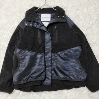 ホワイトマウンテニアリング(WHITE MOUNTAINEERING)の未使用に近い極美品✨ホワイトマウンテニアリング　ボアジャケット　S　異素材　切替(ブルゾン)