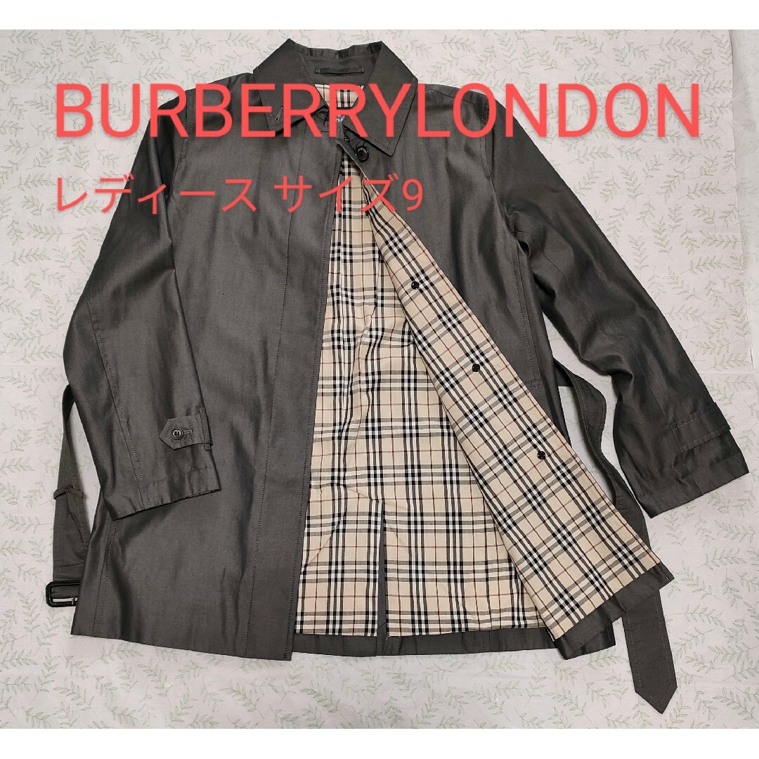 お気に入り BURBERRY LONDON ステンカラーハーフコート レディース