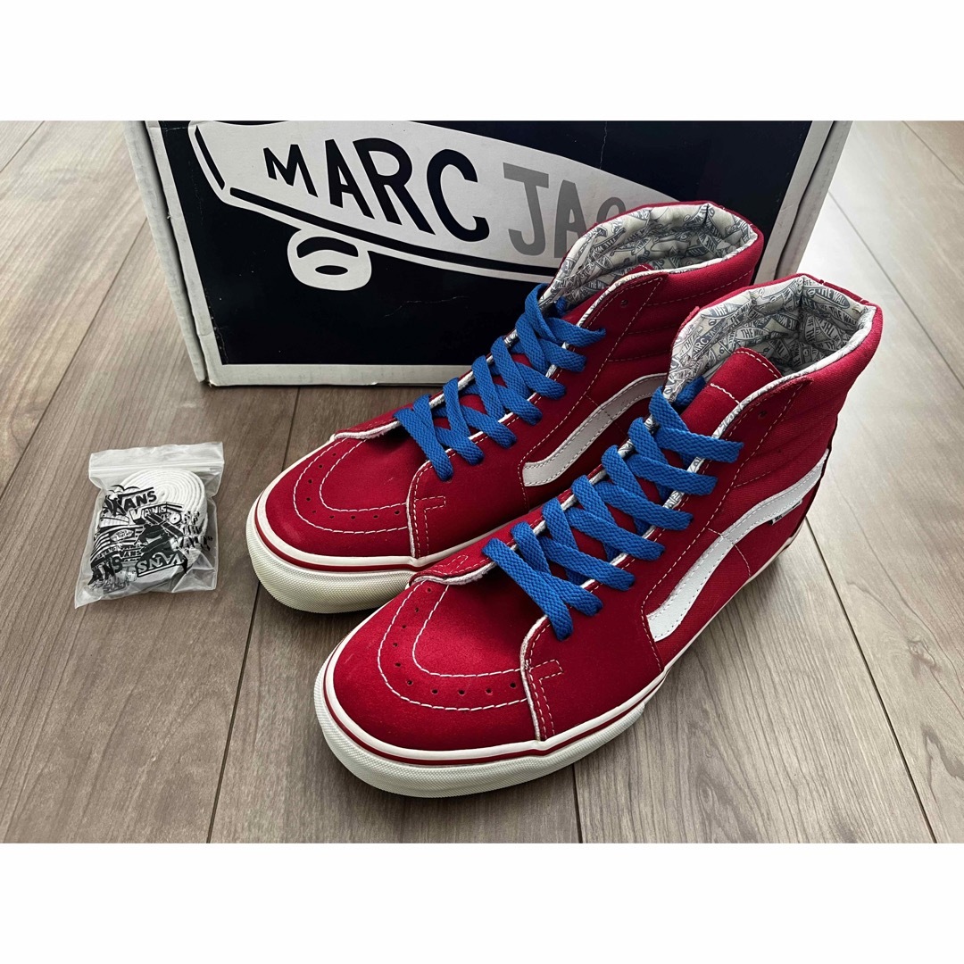 レッドブルーサイズ【初期】VANSバンズ×MARC JACOBSマークジェイコブス SK8 27