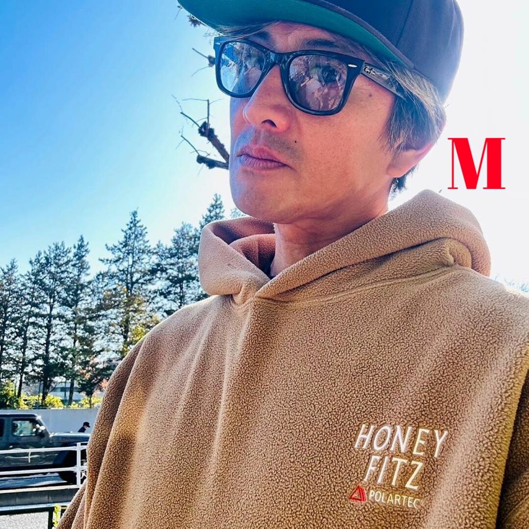 M 新品 HONEY FITZ POLARTEC FLEECE HOODIE メンズのトップス(パーカー)の商品写真