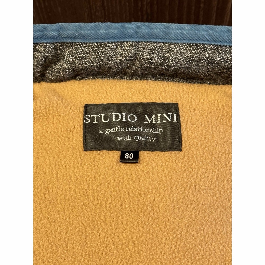 STUDIO MINI(スタジオミニ)のジャンバー　アウター　80㎝　STUDIO MINI キッズ/ベビー/マタニティのベビー服(~85cm)(ジャケット/コート)の商品写真