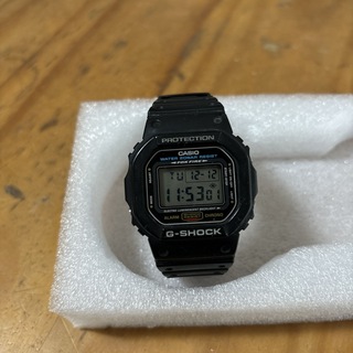 ジーショック(G-SHOCK)の(値下げ)難ありCASIO G-SHOCK  DW-5600E-1ブラックカラー(腕時計(アナログ))
