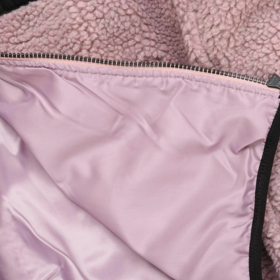 B-■シープボア スタンド ブルゾン ジャケット ダークピンク/M メンズのジャケット/アウター(ブルゾン)の商品写真