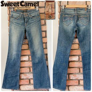 スウィートキャメル(SweetCamel)の2908美品数回 スウィートキャメル ブーツカット デニム フレア パンツ(デニム/ジーンズ)