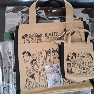 カルディ(KALDI)の【新品未使用】KALDIお散歩バック(犬)