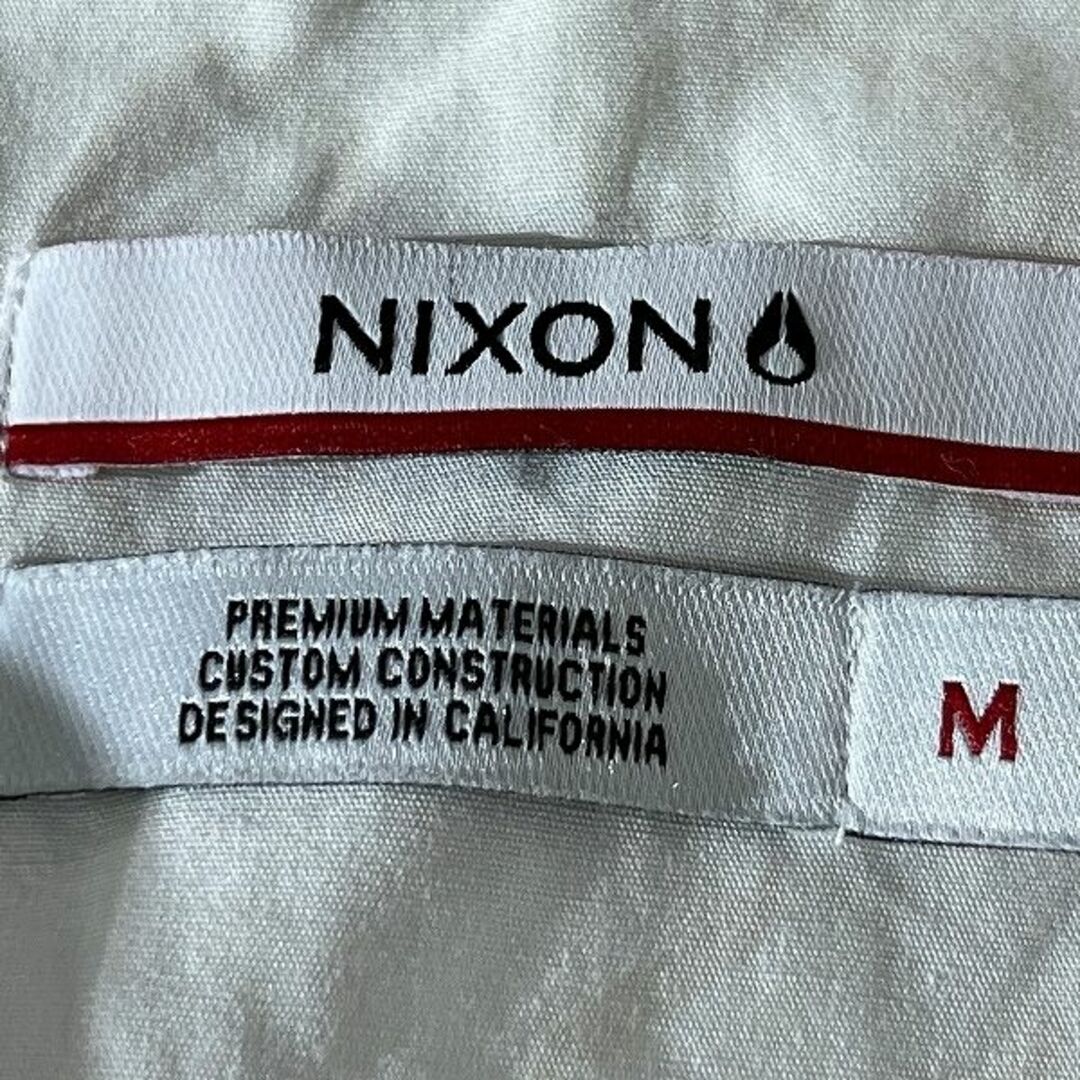 NIXON(ニクソン)のG② ニクソン POMOS 総柄 模様 ドット ポケット 長袖 シャツ 白 M メンズのトップス(シャツ)の商品写真