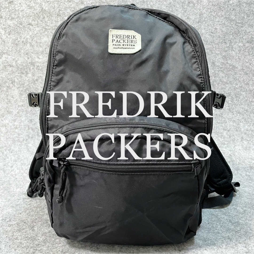 FREDRIK PACKERS(フレドリックパッカーズ)のフレドリックパッカーズ　マザーズリュック　バックパック　ブラック レディースのバッグ(リュック/バックパック)の商品写真