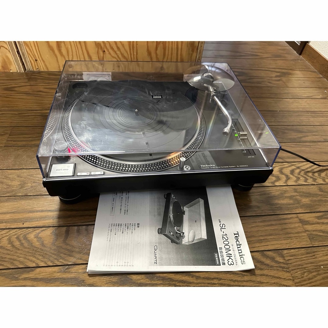 ファッションの Technics Technics SL-1200MK3 ターンテーブル1台- SL