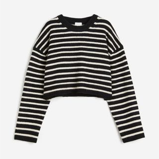 エイチアンドエム(H&M)のH&M　ショート丈ニット　S 　新品(ニット/セーター)