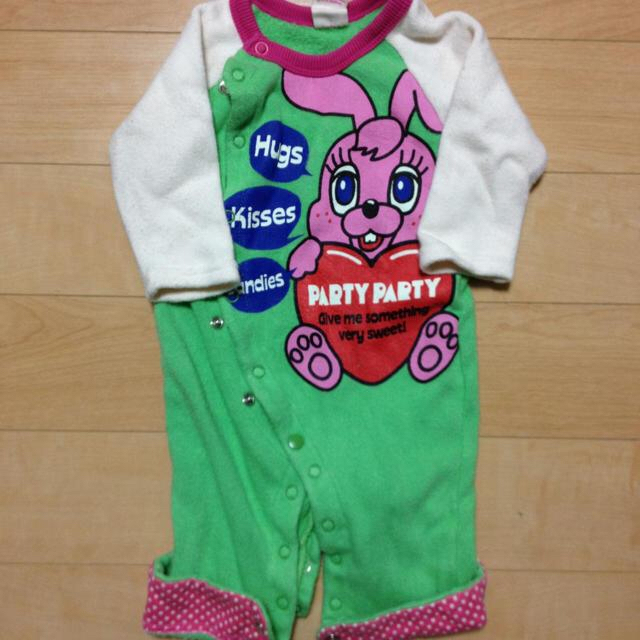 PARTYPARTY(パーティーパーティー)のサイズ70 PARTYPARTY キッズ/ベビー/マタニティのベビー服(~85cm)(ロンパース)の商品写真