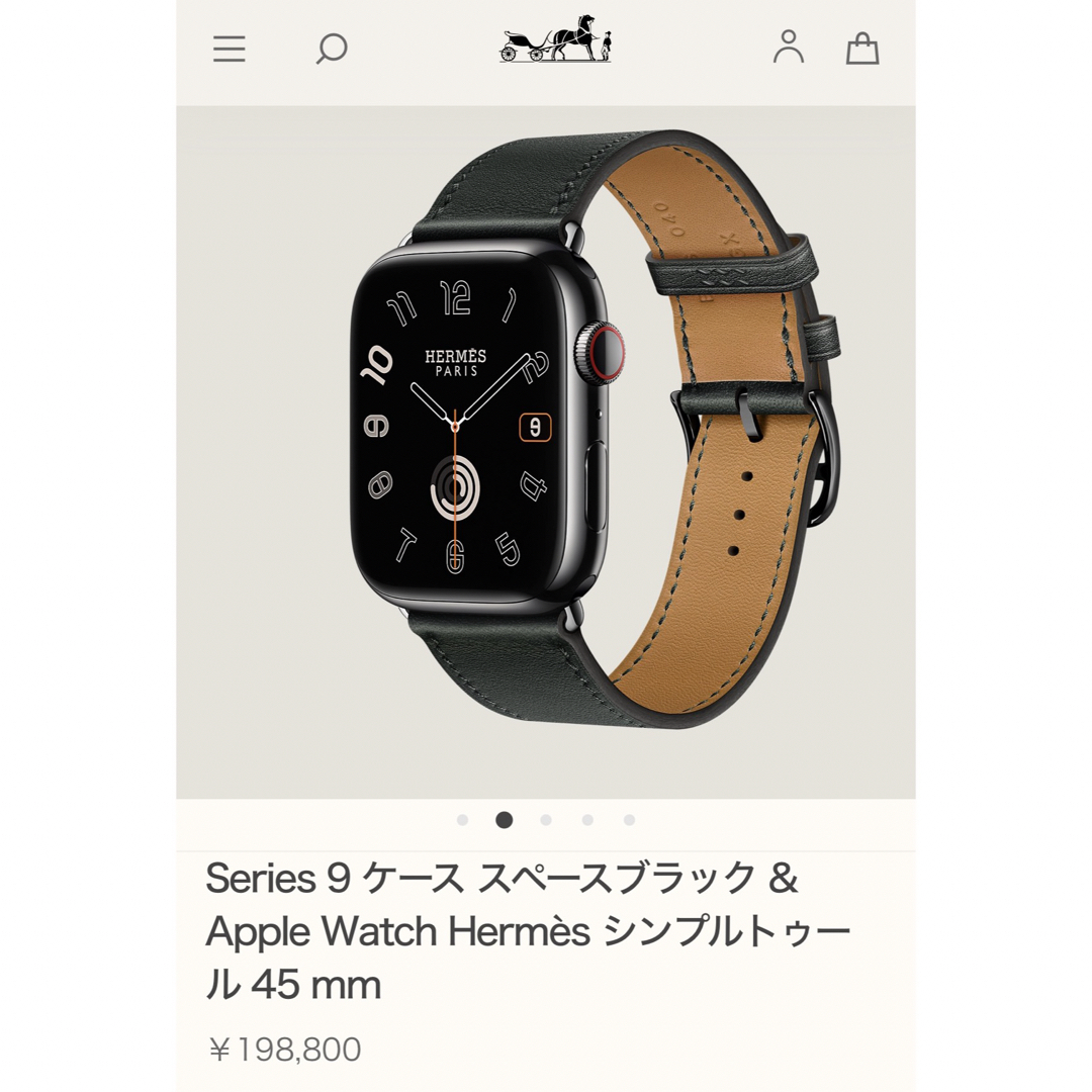 Apple Watch(アップルウォッチ)のApple Watch HERMES series9 45mm メンズの時計(腕時計(デジタル))の商品写真