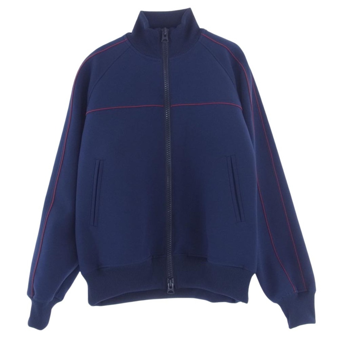 sacai(サカイ)のSacai サカイ ジャケット 22AW 22-02816M Technical Jersey Zip Up Blouson テクニカル ジャージ ジップアップ ブルゾン トラック ジャケット ネイビー系 1【新古品】【未使用】【中古】 メンズのジャケット/アウター(その他)の商品写真