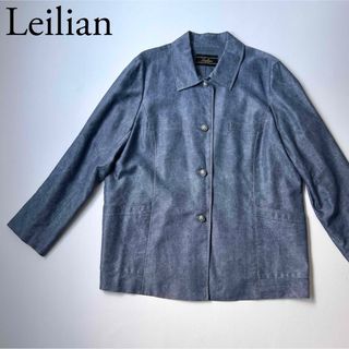 レリアン(leilian)のLeilian レリアン　シャツジャケット　トップス　アウター　ブルゾン(ブルゾン)