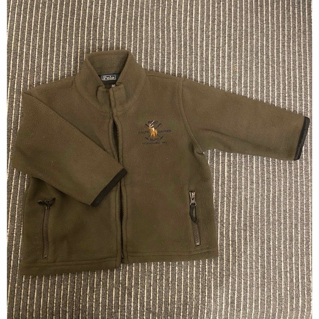 POLO RALPH LAUREN(ポロラルフローレン)のPOLO フリースジャケット　80 キッズ/ベビー/マタニティのベビー服(~85cm)(ジャケット/コート)の商品写真