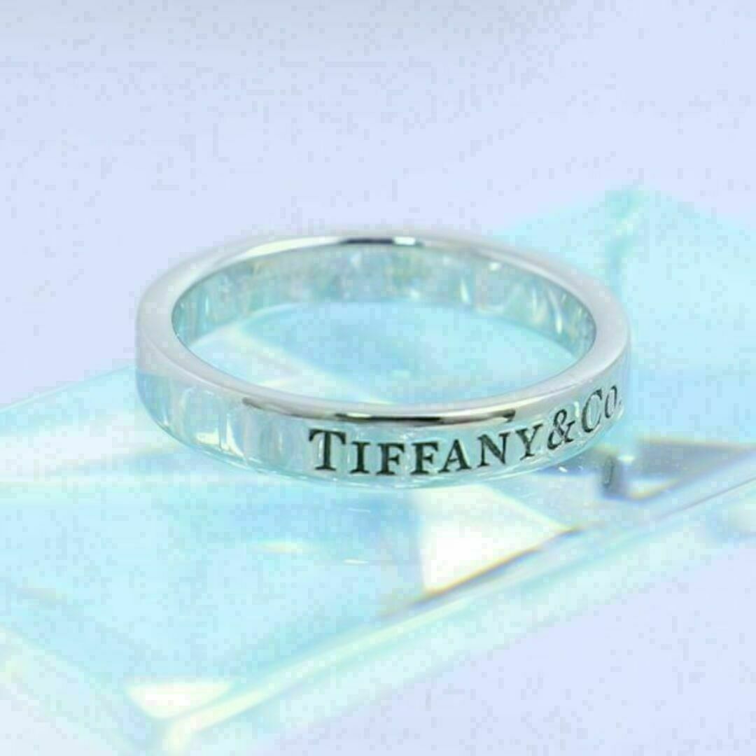 Tiffany & Co.(ティファニー)のティファニー　TIFFANY　PT950　9号　フラットバンドリング レディースのアクセサリー(リング(指輪))の商品写真