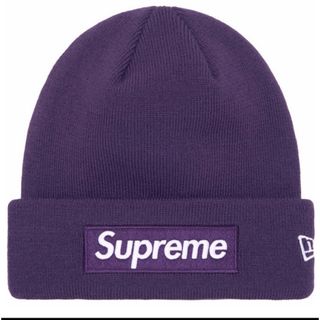 シュプリーム(Supreme)のSupreme New Era Box Logo Beanie Purple(ニット帽/ビーニー)