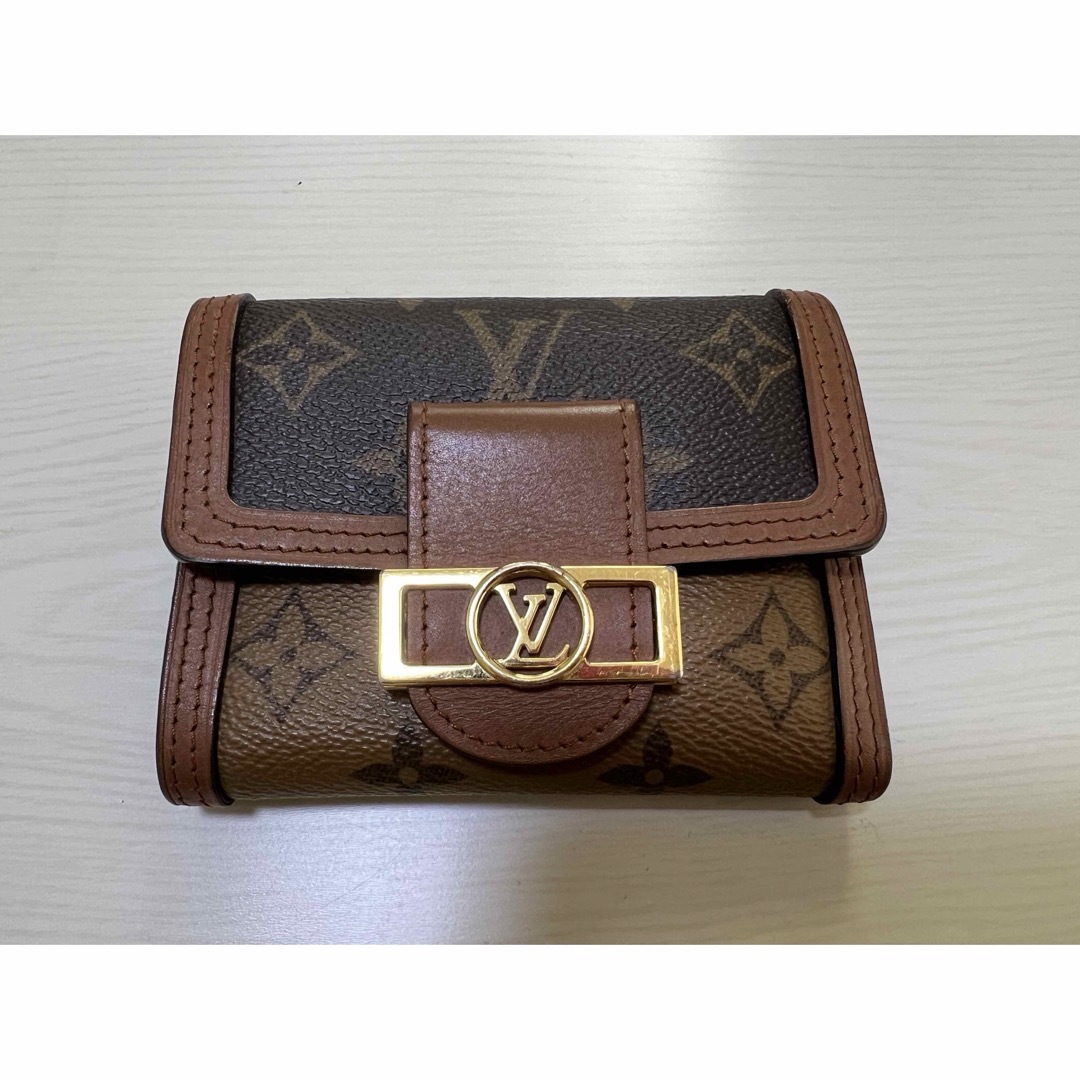 ファッション小物LOUIS VUITTON ルイヴィトン モノグラム ドーフィーヌ 折り財布