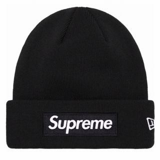 シュプリーム(Supreme)のSupreme New Era Box Logo Beanie   Black(ニット帽/ビーニー)