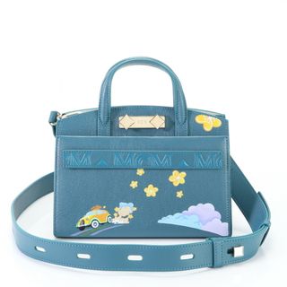 エムシーエム(MCM)の未使用 MCM エムシーエム パクヒョンウン コラボ Once upon a time レザー 2WAY ショルダーバッグ ハンド レディース ENT お32-8(ショルダーバッグ)