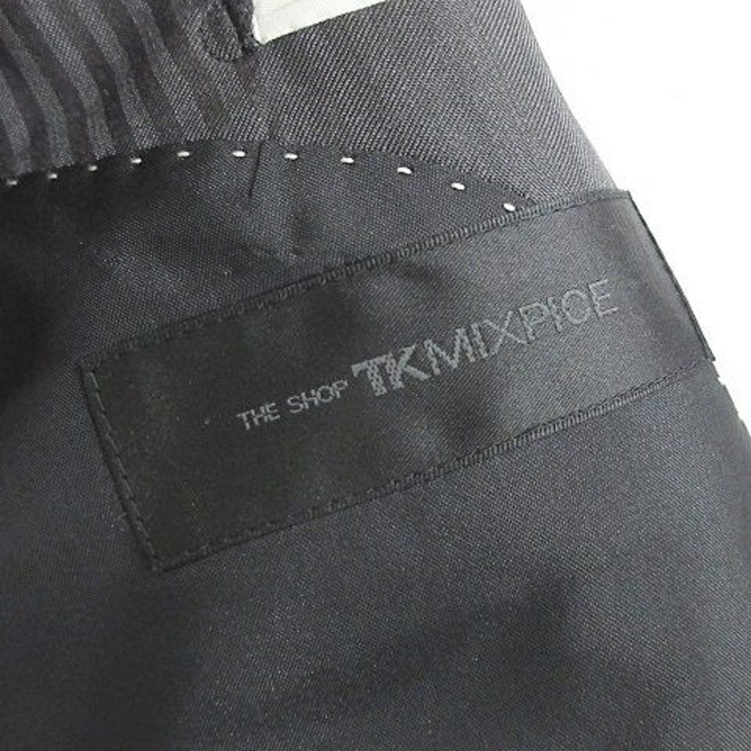 THE SHOP TK(ザショップティーケー)のザショップティーケー テーラードジャケット シングル ストライプ グレー XL メンズのジャケット/アウター(テーラードジャケット)の商品写真