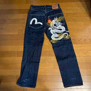 エビス(EVISU)のEVISU エヴィスデニム　刺繍　32インチ(デニム/ジーンズ)