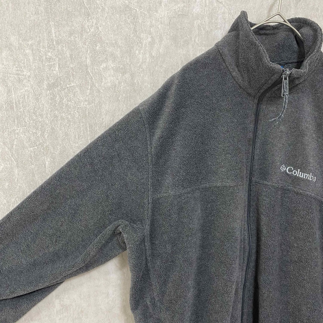 Columbia(コロンビア)の90's Columbia フリースジャケット　オーバーサイズ グレー M メンズのジャケット/アウター(ブルゾン)の商品写真