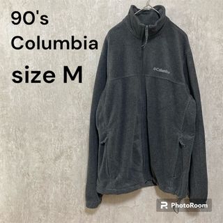 コロンビア(Columbia)の90's Columbia フリースジャケット　オーバーサイズ グレー M(ブルゾン)