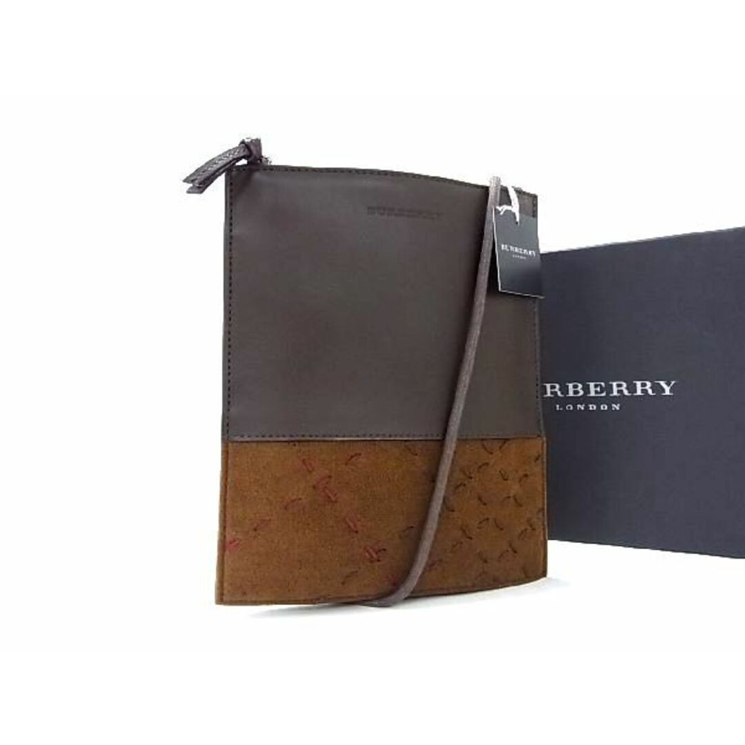 BURBERRY - □新品□未使用□ BURBERRY バーバリー レザー クロス