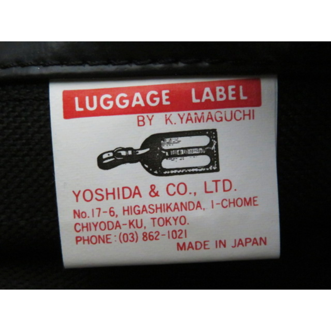 LUGGAGE LABEL(ラゲッジレーベル)のS12 LUGGAGE LABEL ラゲッジレーベル 吉田カバン PVC ショルダーバッグ ネイビー ① メンズのバッグ(ショルダーバッグ)の商品写真