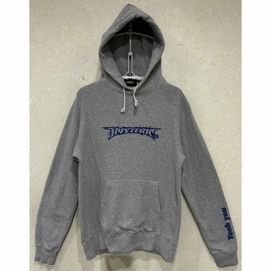 HYSTERIC GLAMOUR(ヒステリックグラマー)の＊HYSTERIC GLAMOUR ロゴ スウェット プルオーバーパーカー F メンズのトップス(パーカー)の商品写真