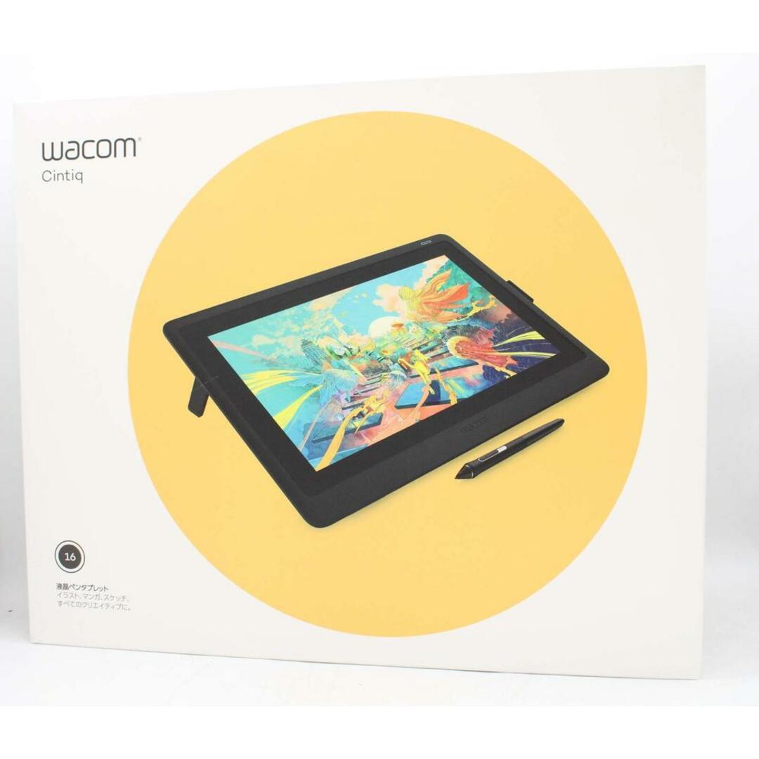 良品 Wacom 液タブ DTK1660K1D 使用少 Cinriq 16 ワコム 液晶タブレット ペンタブ イラスト ITRLWQ7RHNRF-YR-Z35 byebyeWacom型番