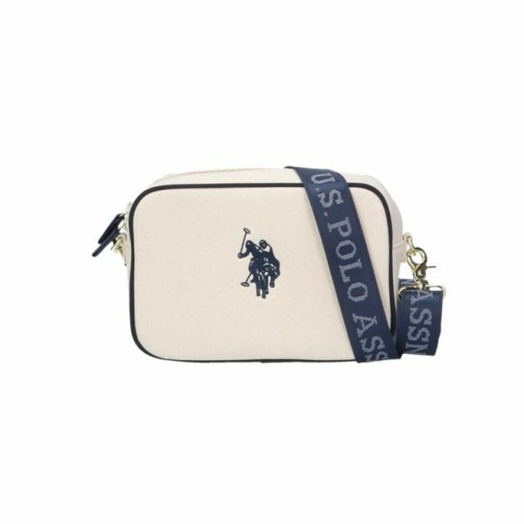 Polo Club(ポロクラブ)のユーエス ポロ アッスン U.S. POLO ASSN. ショルダーバッグ US2555 OFF WHITE/NAVY レディースのバッグ(ショルダーバッグ)の商品写真