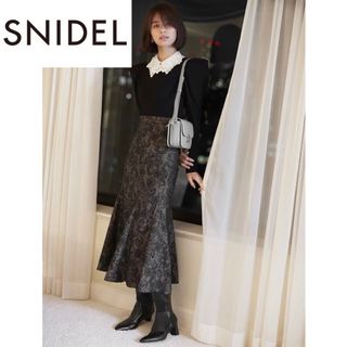 SNIDEL スナイデル スカート ロングスカート 花柄 マーメイドスカート