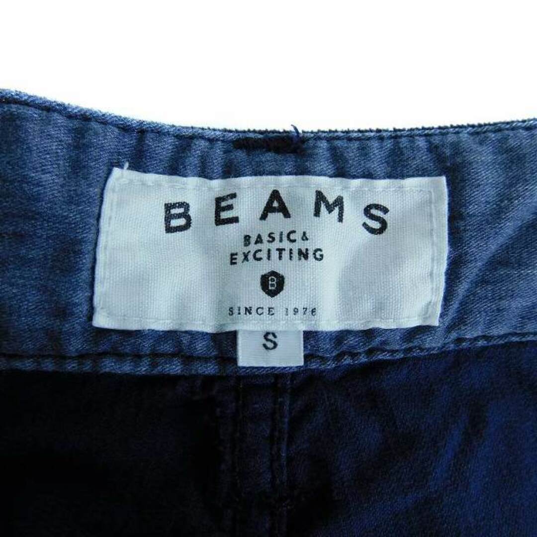 BEAMS(ビームス)のビームス コーデュロイ ハーフパンツ ショート コットン S 紺 ボトムス メンズのパンツ(ショートパンツ)の商品写真