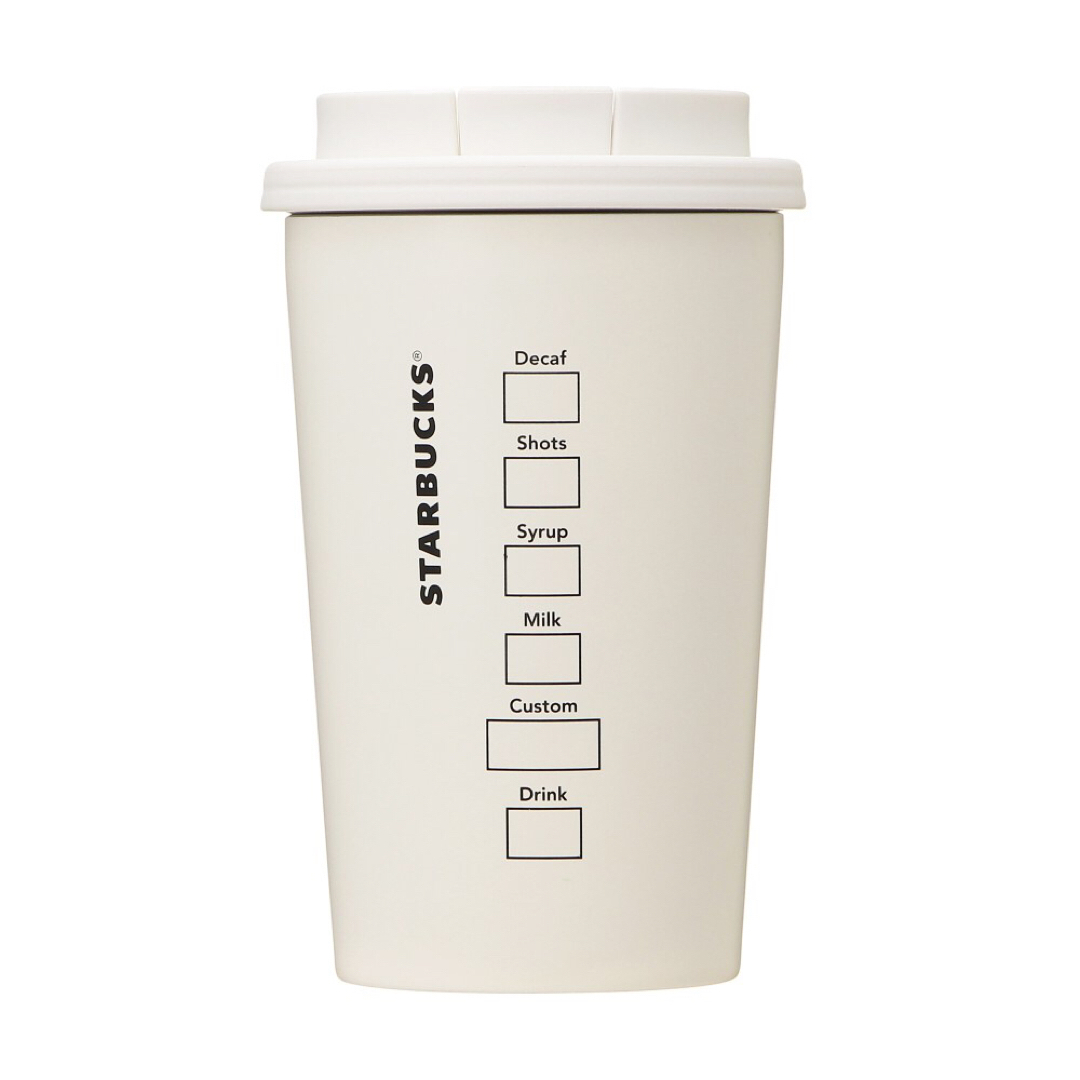 Starbucks Coffee(スターバックスコーヒー)のスタバ♡ ステンレスTOGOカップタンブラーマットホワイト 355ml インテリア/住まい/日用品のキッチン/食器(タンブラー)の商品写真