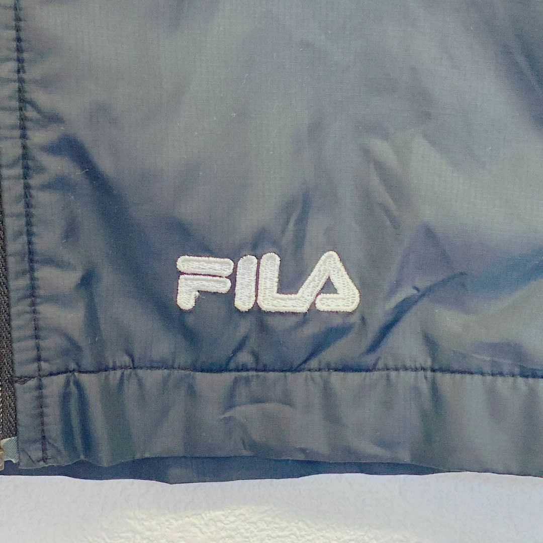 FILA(フィラ)の2868 FILA フィラ  2way ブルゾン パーカー フード着脱可 L相当 メンズのジャケット/アウター(ナイロンジャケット)の商品写真