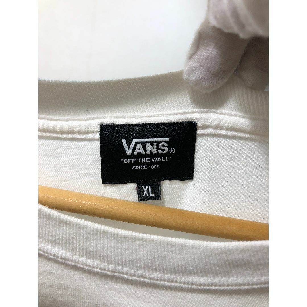 502121● VANS ロンT XL ホワイト Tシャツ バンズ ヴァンズ メンズのトップス(Tシャツ/カットソー(七分/長袖))の商品写真