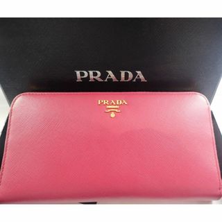 プラダ(PRADA)の【アウトレット品】PRADA　1ML506　長財布　ピンク系　大容量(財布)