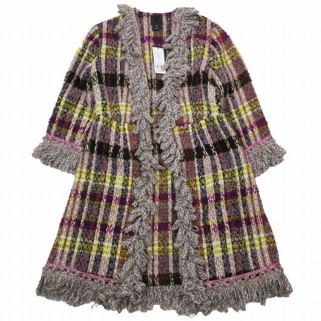 21AW ANNA SUI TECHNICOLOR TARTAN COAT49cm着丈