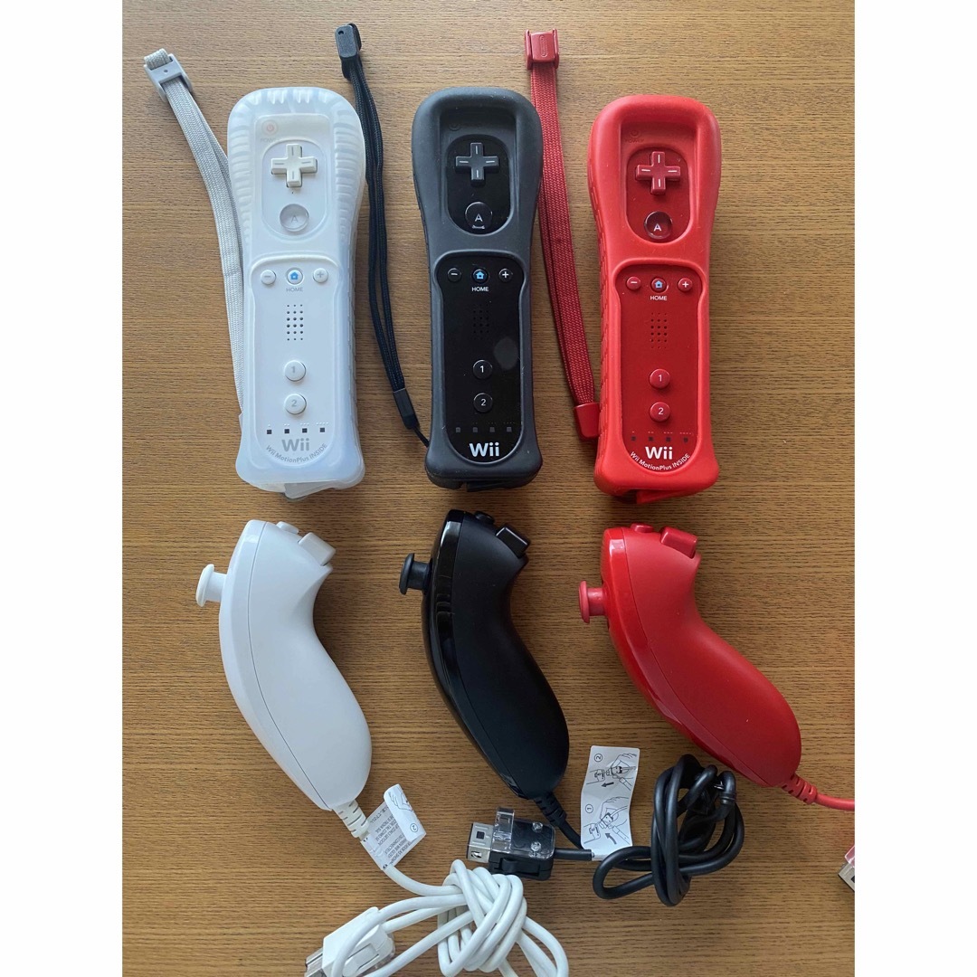 大特価市 Wiiハンドル3個とスティック2本セット （3個 Wii WiiUマリオ Nintendo Switch