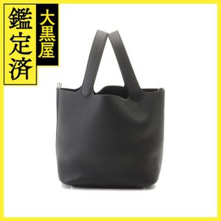 エルメス(HERMES)のピコタンロックMM ブラック/SV(ハンドバッグ)