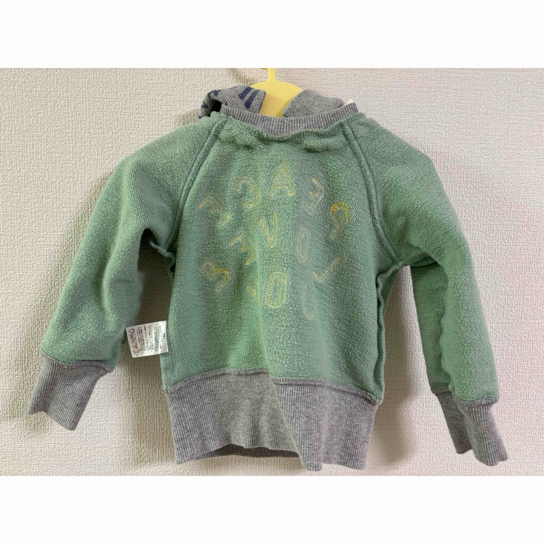 JUNK STORE(ジャンクストアー)のプルパーカー 90cm キッズ/ベビー/マタニティのキッズ服男の子用(90cm~)(Tシャツ/カットソー)の商品写真