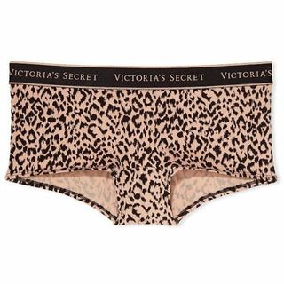 ヴィクトリアズシークレット(Victoria's Secret)のVICTORIA'S SECRET ロゴコットンショーティ レオパード S(ショーツ)