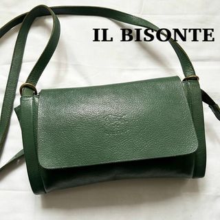 IL BISONTE - ✨極美品✨筒型 イルビゾンテ ショルダーバッグ レザー ...