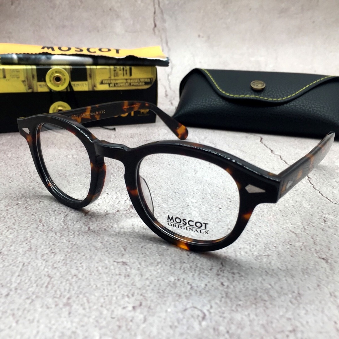 MOSCOT(モスコット)のモスコット MOSCOT 44 鼈甲柄 レムトッシュ 眼鏡 メガネ メンズのファッション小物(サングラス/メガネ)の商品写真